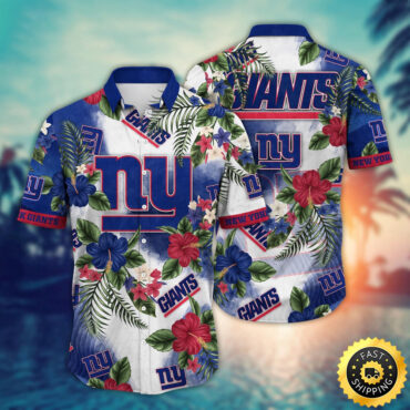 New York Giants Hawaii Shirt Flower Trendy Floral Tops