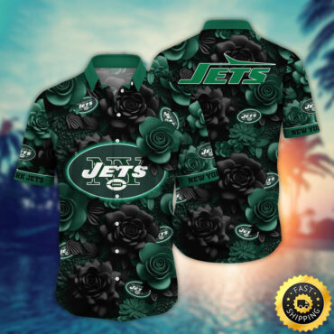 New York Jets Hawaii Shirt Flower Aloha Spirit Shirts