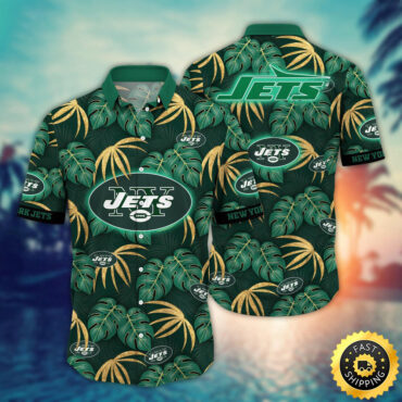 New York Jets Hawaii Shirt Flower Beachy Keen Fashion