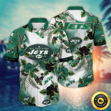 New York Jets Hawaii Shirt Flower Trendy Floral Tops