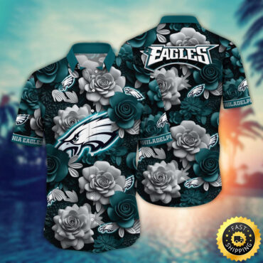 Philadelphia Eagles Hawaii Shirt Flower Aloha Spirit Shirts