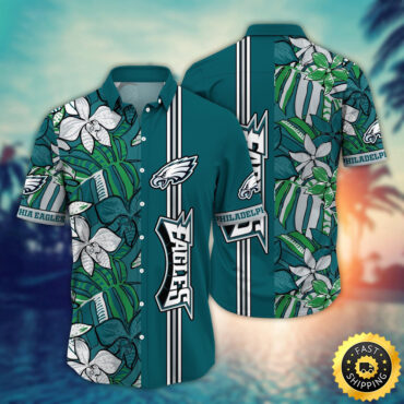 Philadelphia Eagles Hawaii Shirt Flower Chic Aloha Fashion