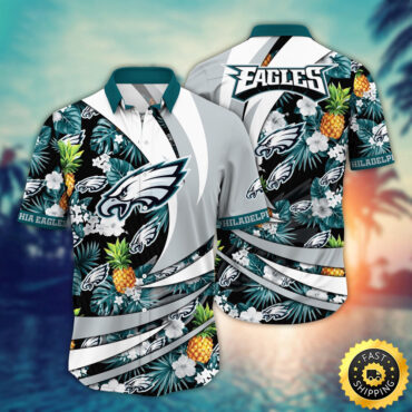 Philadelphia Eagles Hawaii Shirt Flower Classic Hawaiian Prints