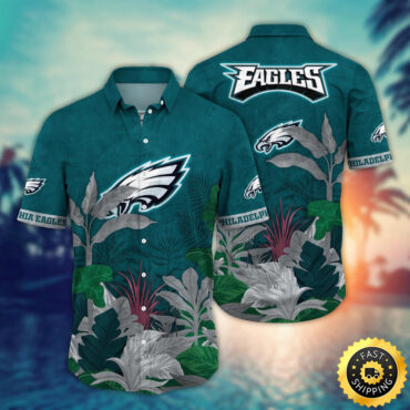 Philadelphia Eagles Hawaii Shirt Flower Hawaiian Style Statements
