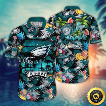 Philadelphia Eagles Hawaii Shirt Flower Relaxed Island Wear