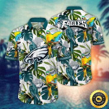 Philadelphia Eagles Hawaii Shirt Flower Sunshine Inspired Tops