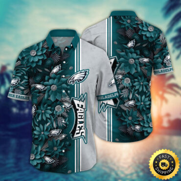 Philadelphia Eagles Hawaii Shirt Flower Tropical Vibes In Shirts