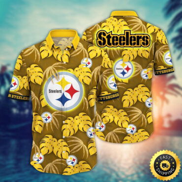 Pittsburgh Steelers Hawaii Shirt Flower Beachy Keen Fashion