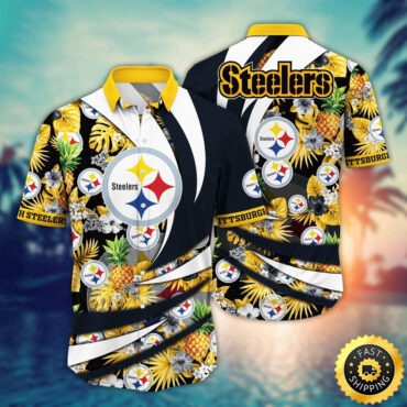 Pittsburgh Steelers Hawaii Shirt Flower Classic Hawaiian Prints