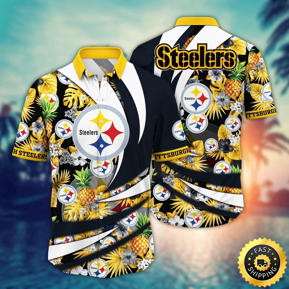Pittsburgh Steelers Hawaii Shirt Flower Classic Hawaiian Prints
