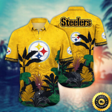 Pittsburgh Steelers Hawaii Shirt Flower Hawaiian Style Statements