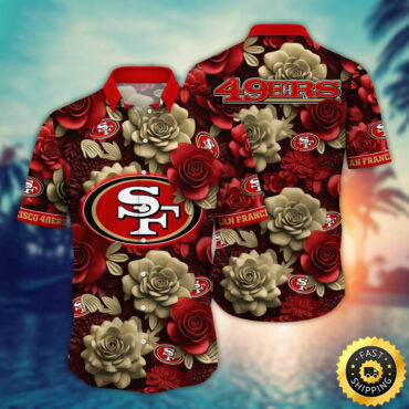 San Francisco 49ers Hawaii Shirt Flower Aloha Spirit Shirts