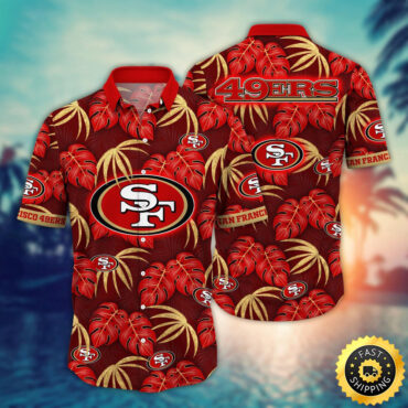 San Francisco 49ers Hawaii Shirt Flower Beachy Keen Fashion