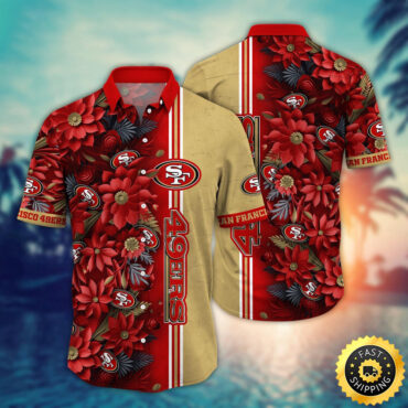 San Francisco 49ers Hawaii Shirt Flower Tropical Vibes In Shirts