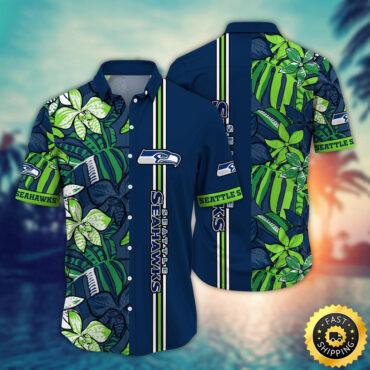 Seattle Seahawks Hawaii Shirt Flower Chic Aloha Fashion