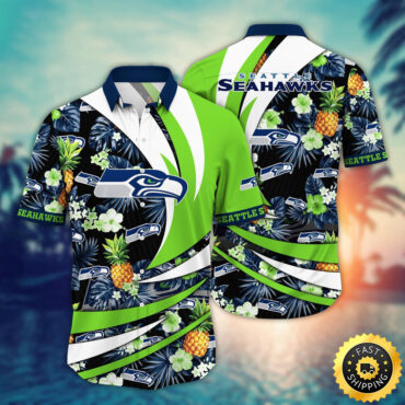 Seattle Seahawks Hawaii Shirt Flower Classic Hawaiian Prints