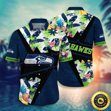 Seattle Seahawks Hawaii Shirt Flower Island Inspired Apparel