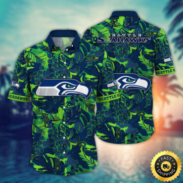 Seattle Seahawks Hawaii Shirt Flower Tropical Holiday Attire