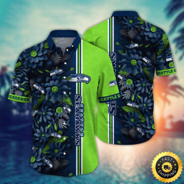 Seattle Seahawks Hawaii Shirt Flower Tropical Vibes In Shirts