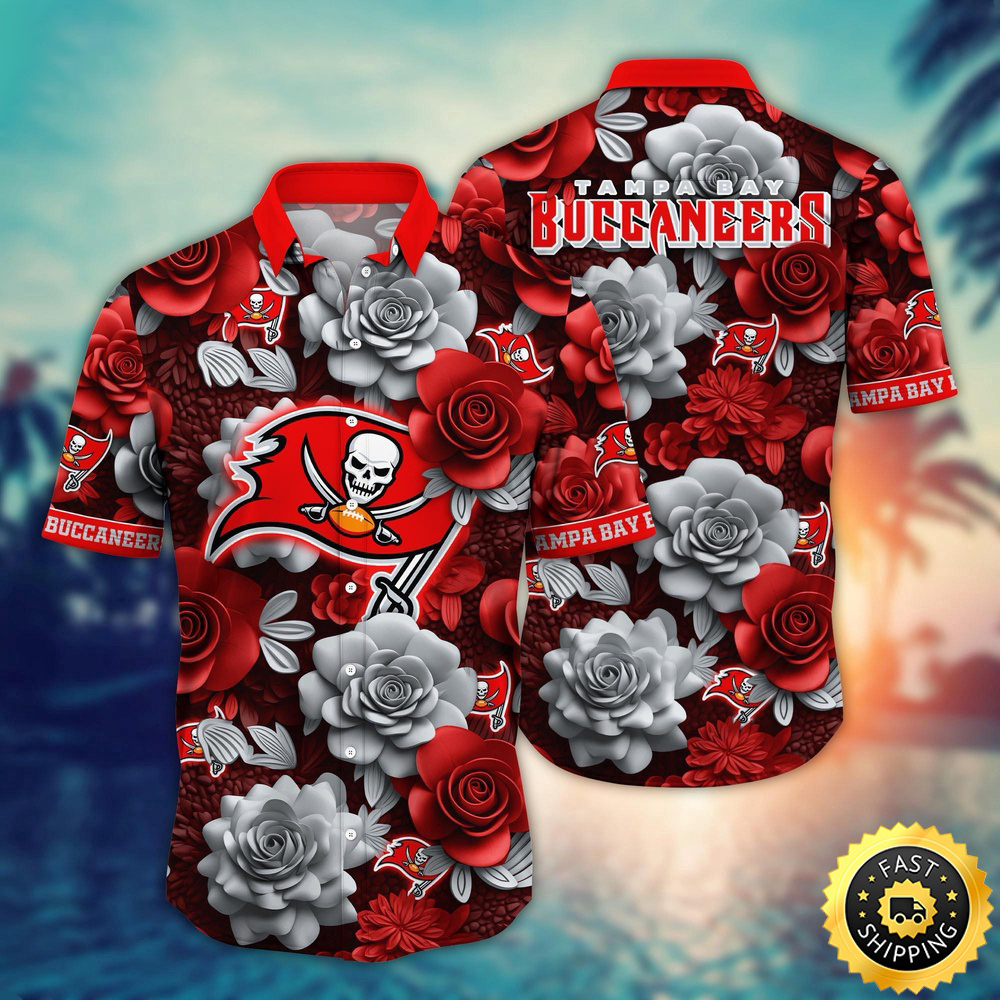 Tampa Bay Buccaneers Hawaii Shirt Flower Aloha Spirit Shirts