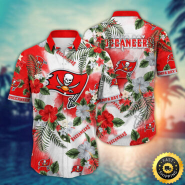 Tampa Bay Buccaneers Hawaii Shirt Flower Trendy Floral Tops