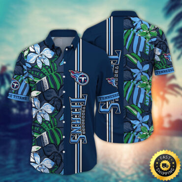 Tennessee Titans Hawaii Shirt Flower Chic Aloha Fashion