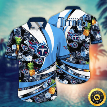Tennessee Titans Hawaii Shirt Flower Classic Hawaiian Prints