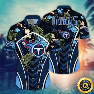 Tennessee Titans Hawaii Shirt Flower Vibrant Beachy Shirts