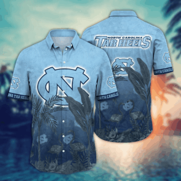 North Carolina Tar Heels NCAA Hawaiian Shirt Brightnesstime Aloha Shirt
