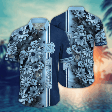 North Carolina Tar Heels NCAA Hawaiian Shirt Custom Vacation Spots Aloha Shirt