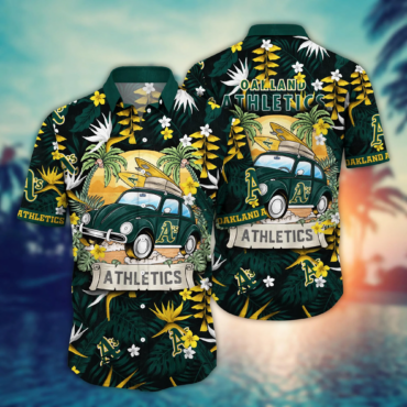 Oakland Athletics MLB Hawaiian Shirt Daylighttime Aloha Shirt