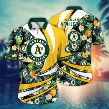 Oakland Athletics MLB Hawaiian Shirt Festivals Aloha Shirt