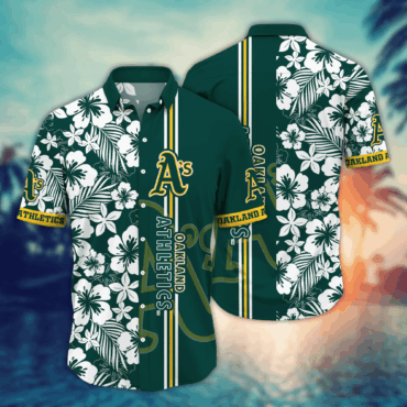 Oakland Athletics MLB Hawaiian Shirt Hot Sandstime Aloha Shirt