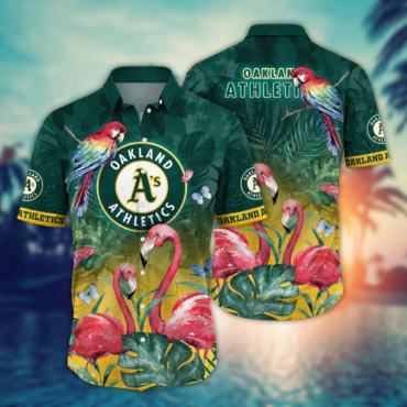 Oakland Athletics MLB Hawaiian Shirt Lush Greenery Aloha Shirt