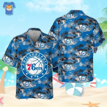 Philadelphia 76ers National Basketball Association Hawaiian Shirt For Men Women