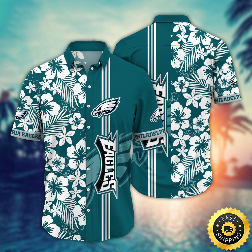 Philadelphia Eagles Hawaii Shirt Flower Exotic Island Fashion