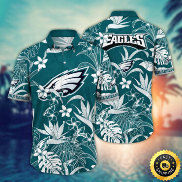 Philadelphia Eagles Hawaii Shirt  Flower Vacation Mood Shirts
