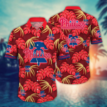 Philadelphia Phillies MLB Hawaiian Shirt Beachwear Aloha Shirt