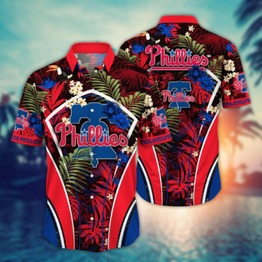 Philadelphia Phillies MLB Hawaiian Shirt Shorts Aloha Shirt