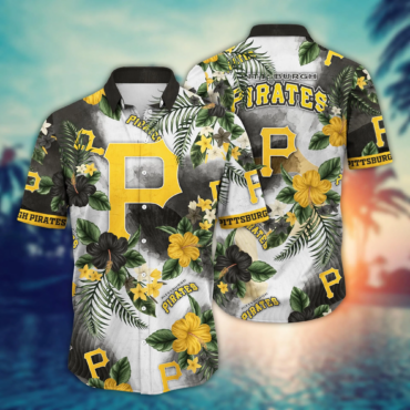 Pittsburgh Pirates Mlb Hawaiian Shirt Sun Uptime Aloha Shirt