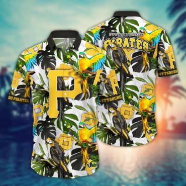 Pittsburgh Pirates Mlb Hawaiian Shirt Sunningtime Aloha Shirt