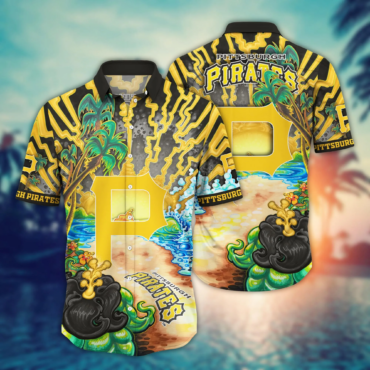 Pittsburgh Pirates Mlb Hawaiian Shirt Umbrellas For Suntime Aloha Shirt
