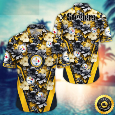 Pittsburgh Steelers Hawaii Shirt  Flower Tropical Getaway Shirts