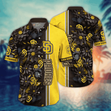 San Diego Padres Mlb Hawaiian Shirt Custom Ice Cold Drinks Aloha Shirt