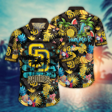 San Diego Padres Mlb Hawaiian Shirt Umbrellas For Sun Aloha Shirt