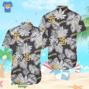 San Diego Padres Tropical Flower Beach Shirt Men And Women Gift Hawaiian Shirt