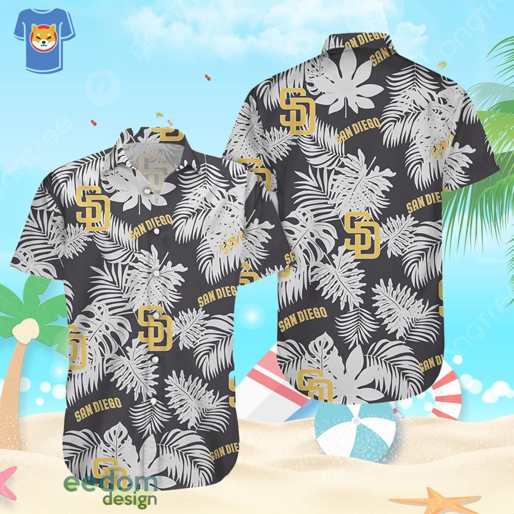 San Diego Padres Tropical Flower Beach Shirt Men And Women Gift Hawaiian Shirt