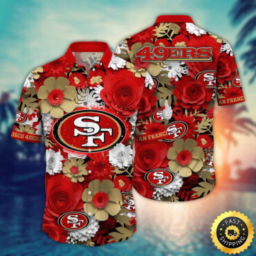 San Francisco 49ers Hawaii Shirt  Flower Colorful Coastal Wear