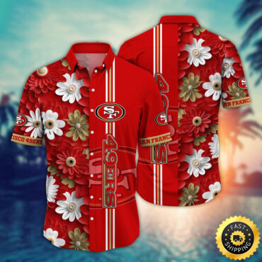 San Francisco 49ers Hawaii Shirt Flower Sporty And Stylish