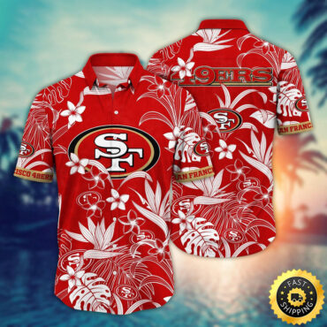 San Francisco 49ers Hawaii Shirt  Flower Vacation Mood Shirts